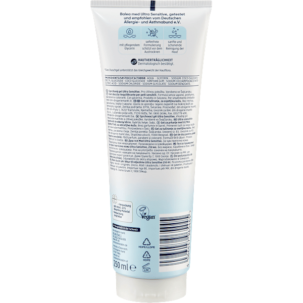 Duschgel Ultra Sensitive Balea med