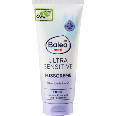 Balea med Foot cream ultra sensitive, 100 ml