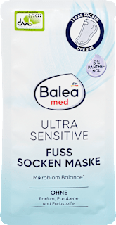 Fußmaske Socken Ultra Sensitive, (1 Paar) Balea med