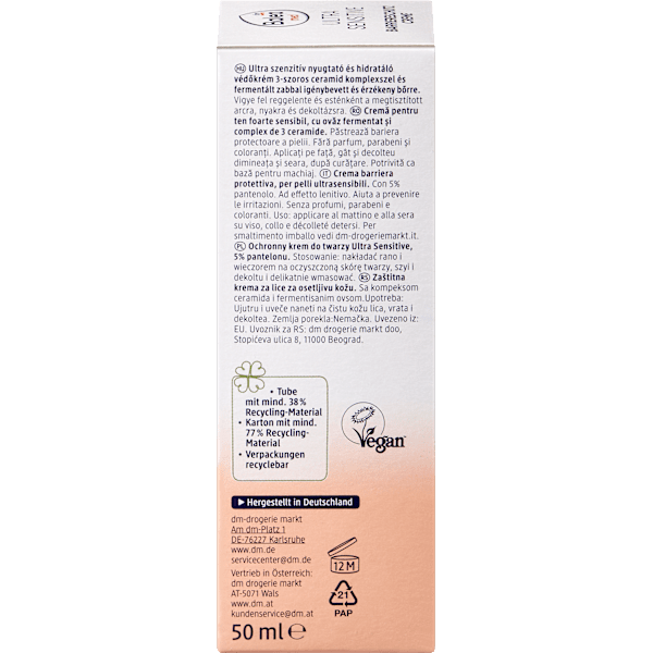 Gesichtscreme Ultra Sensitive Barrierschutz Balea med