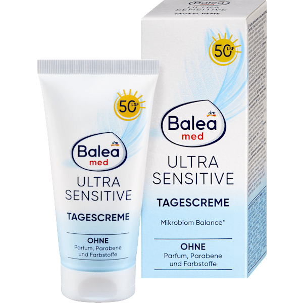 Gesichtscreme ultra sensitive LSF 50 Balea med