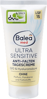 Gesichtscreme Ultra Sensitive Q10 LSF 15 Balea med