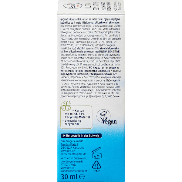 Gesichtsserum Ultra Sensitiv Balea med