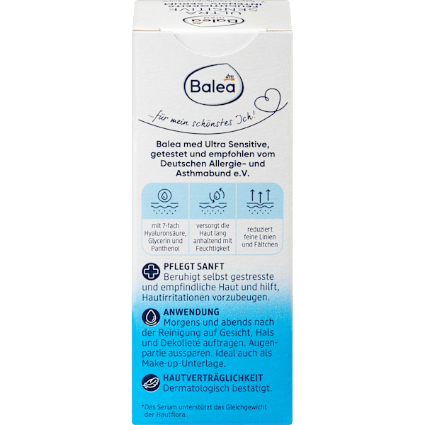 Gesichtsserum Ultra Sensitiv Balea med