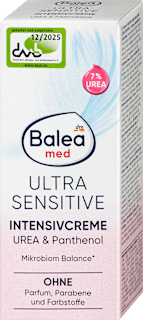 Intensivcreme Ultra Sensitive 7% Urea + Panthenol Balea med