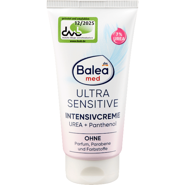 Intensivcreme Ultra Sensitive 7% Urea + Panthenol Balea med