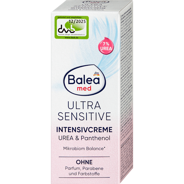 Intensivcreme Ultra Sensitive 7% Urea + Panthenol Balea med