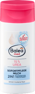 Körpermilch Sofortpflege Urea 15%, Reisegröße Balea med