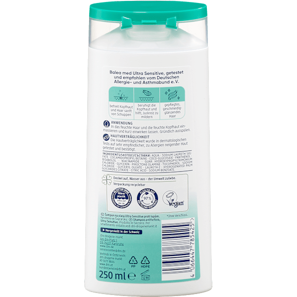 Shampoo Anti-Schuppen ultra sensitive Balea med