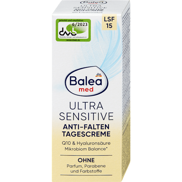 Tagescreme Q10 Hyaluron LSF15 Balea med