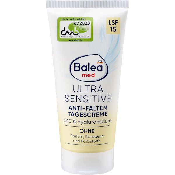 Tagescreme Q10 Hyaluron LSF15 Balea med