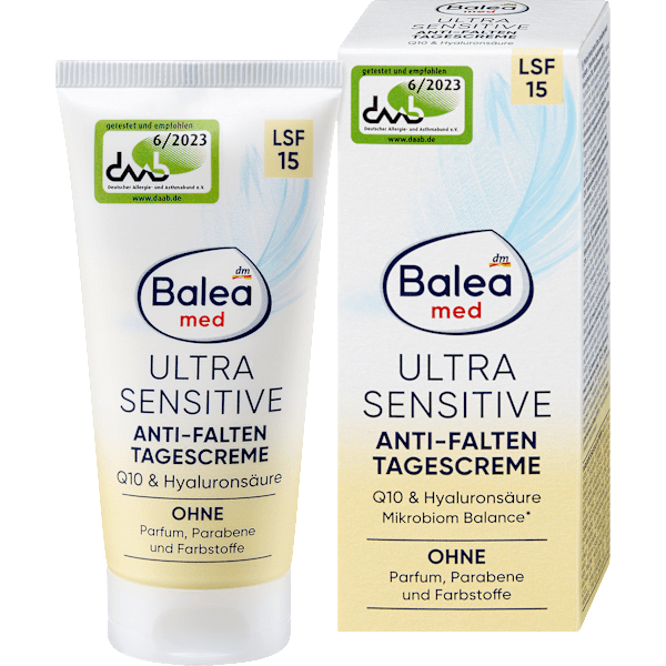 Tagescreme Q10 Hyaluron LSF15 Balea med