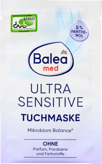 Tuchmaske Panthenol Ultra Sensitive Balea med