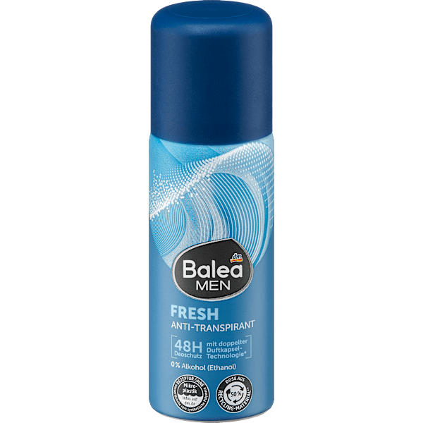 Antitranspirant Deospray Fresh, Reisegröße Balea MEN