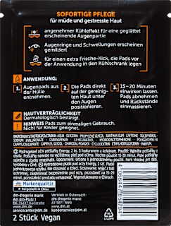 Augenpads Hydrogel Energy (1 Paar) Balea MEN