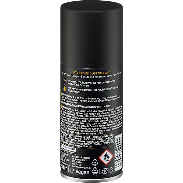 Deo Bodyspray Golden Intense Balea MEN