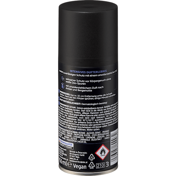 Deospray Dark Elegance Balea MEN
