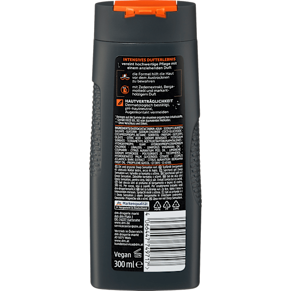 Duschgel Deep Sensation 4in1 Balea MEN