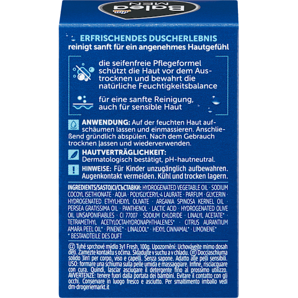 Festes Duschgel Fresh 3in1 Balea MEN