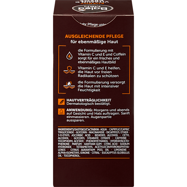 Gesichtscreme Energy Vitamin C Balea MEN