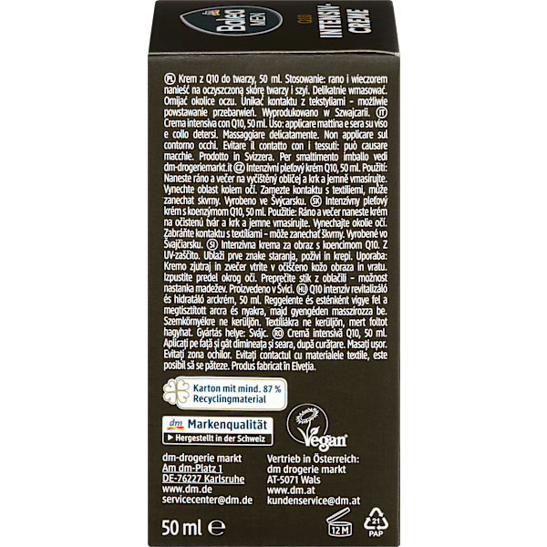 Gesichtscreme Q10 Intensivcreme Balea MEN