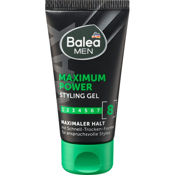 Haargel Maximum Power, Reisegröße Balea MEN