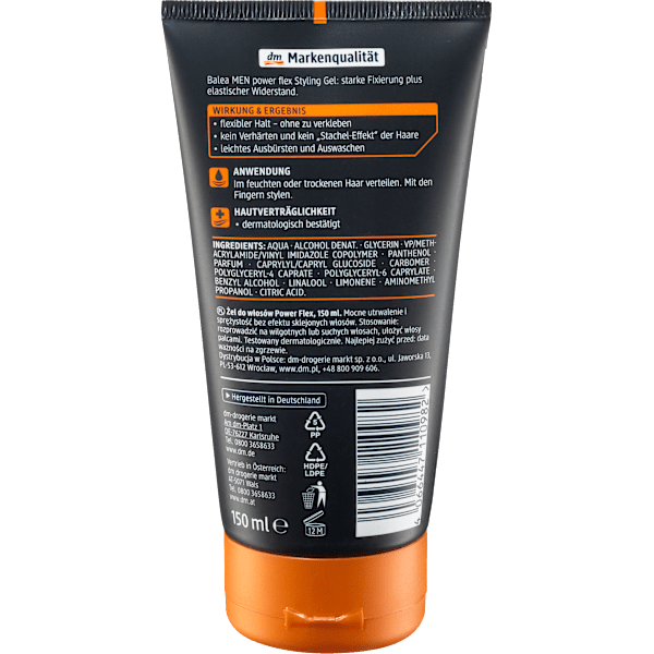 Haargel Power Flex Balea MEN