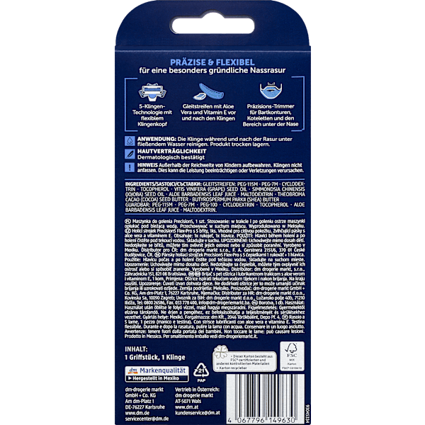 Rasierer precision5 Flex-Pro  Balea MEN