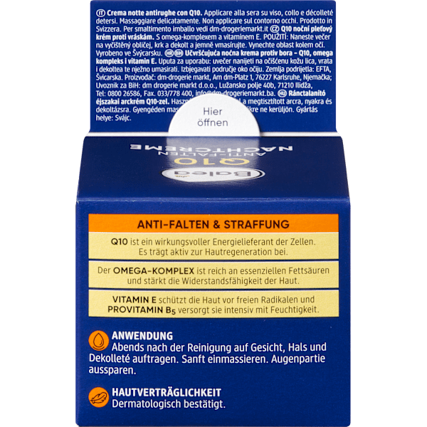 Nachtcreme Anti-Falten Q10 Balea