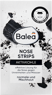 Nosestrips mit Aktivkohle Balea