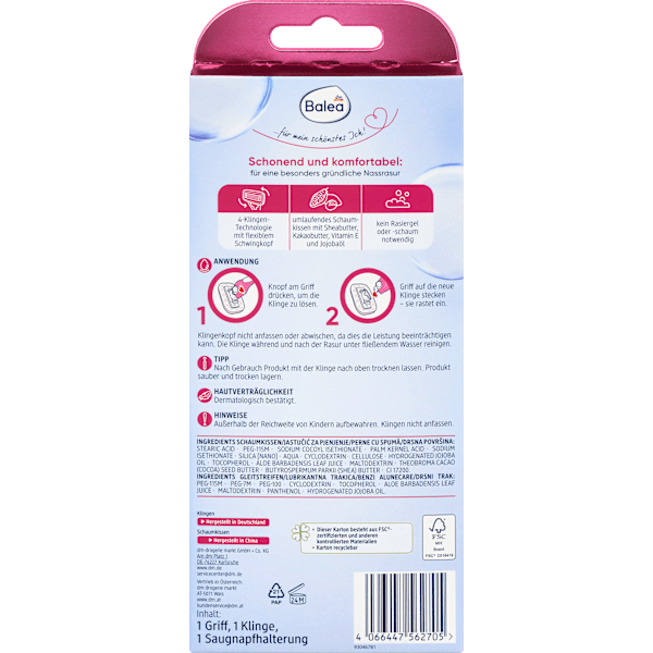 Rasierer All-in-One Sensation Balea