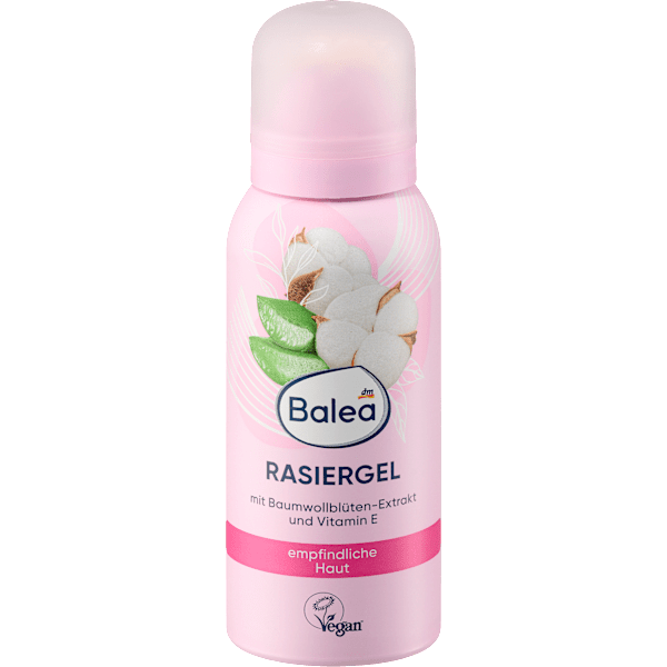 Rasiergel Pure Cotton, Reisegröße Balea