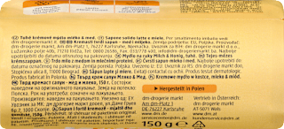 Seifenstück, Cremeseife Milch & Honig Balea