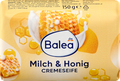 Seifenstück, Cremeseife Milch & Honig Balea
