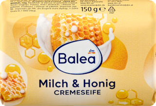 Seifenstück, Cremeseife Milch & Honig Balea