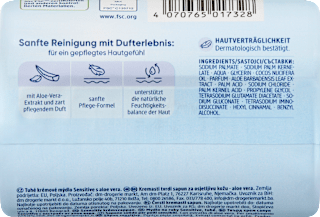 Seifenstück, Cremeseife sensitive Balea