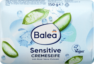 Seifenstück, Cremeseife sensitive Balea