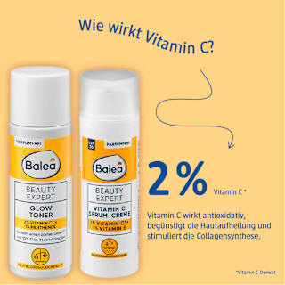Serum Beauty Expert Vitamin C Serum-Creme LSF 30 Balea