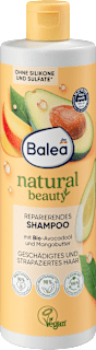 Shampoo Natural Beauty mit Avocadoöl und Mangobutter Balea