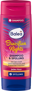 Shampoo & Conditioner Brazilian Nights, Twinpack (2x50 ml), Reisegröße Balea