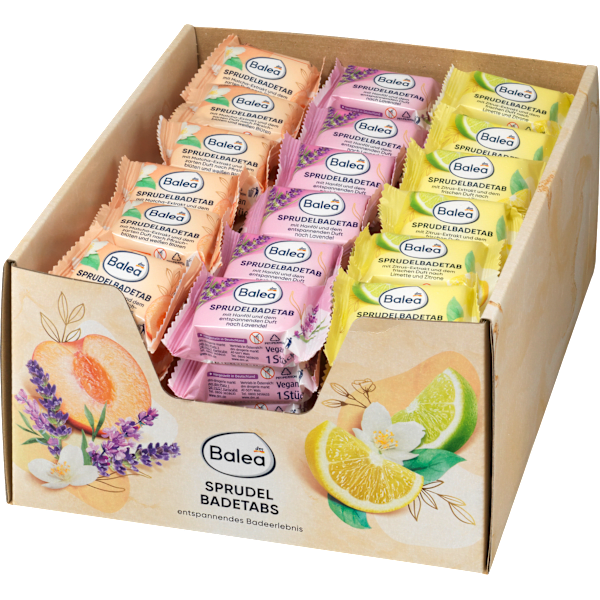  Sprudelbad Tabs Wellness 3fach Balea