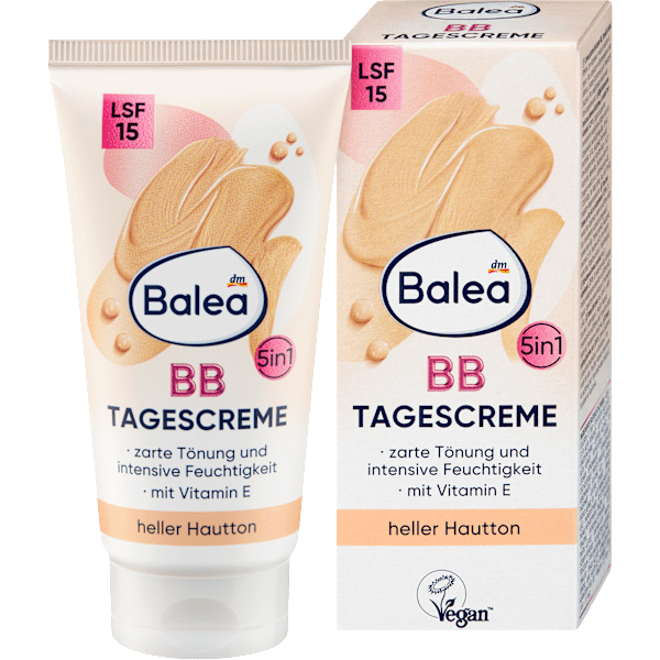 Tagescreme BB Creme Heller Hautton LSF 15 Balea
