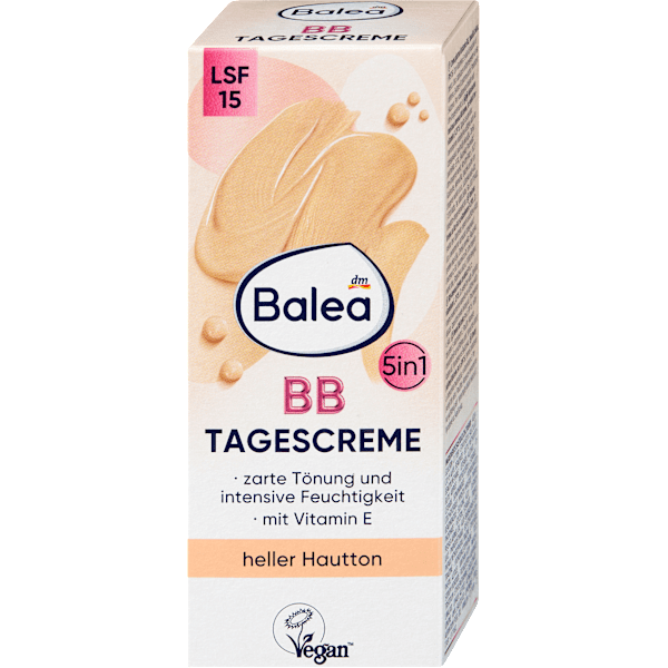 Tagescreme BB Creme Heller Hautton LSF 15 Balea
