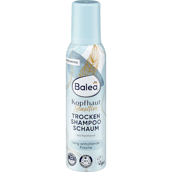 Trockenshampoo Schaum Kopfhaut Sensitive Balea