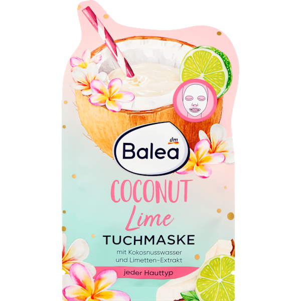 Tuchmaske Coconut Lime  Balea