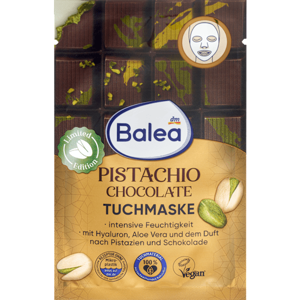 Tuchmaske Pistachio Chocolate Balea