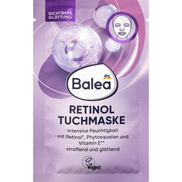 Tuchmaske Retinol Balea