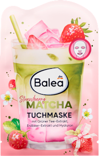 Tuchmaske Strawberry Matcha Balea