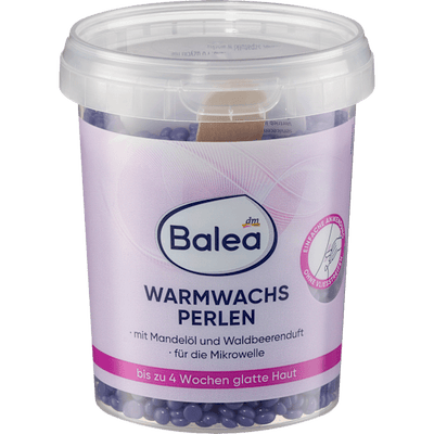 Balea Warm wax beads almond oil & wild berry scent, 250 g