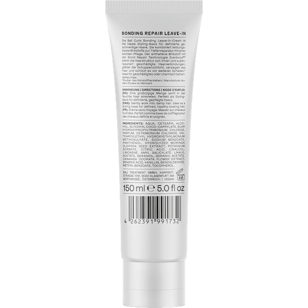 Leave-In Cream Bonding Repair BALI CURLS